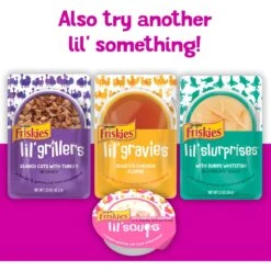 Friskies Pureed Topper Lil' Shakes With Enticing Chicken Cat Food 15 Friskies Pureed Topper Lil' Shakes With Enticing Chicken Cat Food -Furry Friends 356282 PT6. AC SS1800 V1640317932