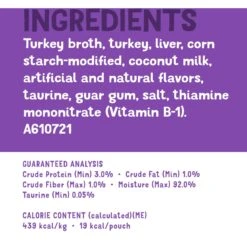 Friskies Pureed Topper Lil' Shakes With Flavorful Turkey Cat Food 16 Friskies Pureed Topper Lil' Shakes With Flavorful Turkey Cat Food -Furry Friends 356288 PT5. AC SS1800 V1640289734