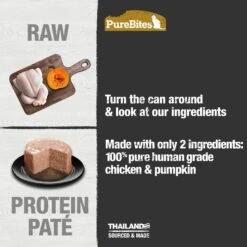 PureBites Cat Pates Chicken & Pumpkin Food Topping 11 PureBites Cat Pates Chicken & Pumpkin Food Topping -Furry Friends 356466 PT2. AC SS1800 V1677859646