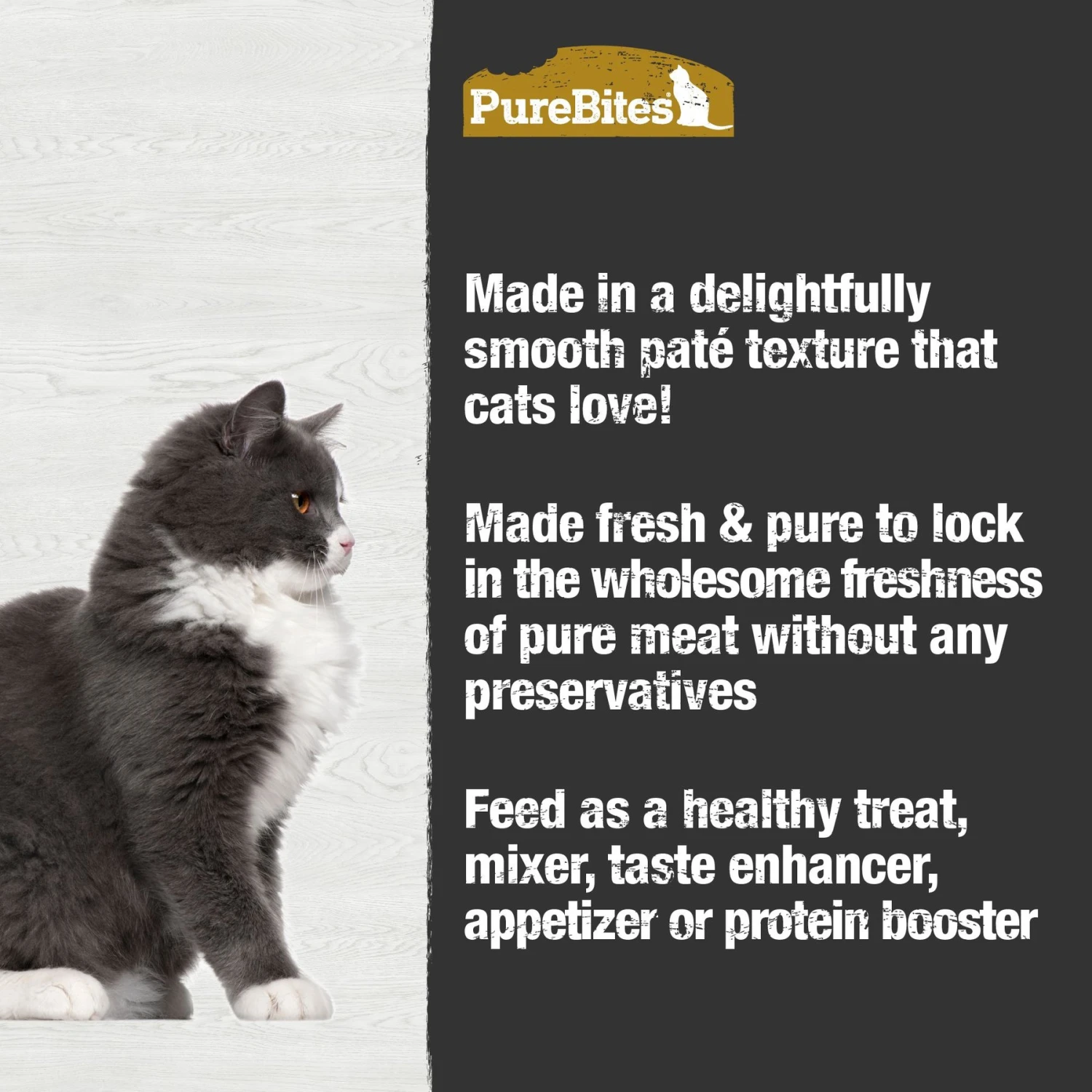 PureBites Cat Pates Chicken & Pumpkin Food Topping 6 PureBites Cat Pates Chicken & Pumpkin Food Topping - Image 4