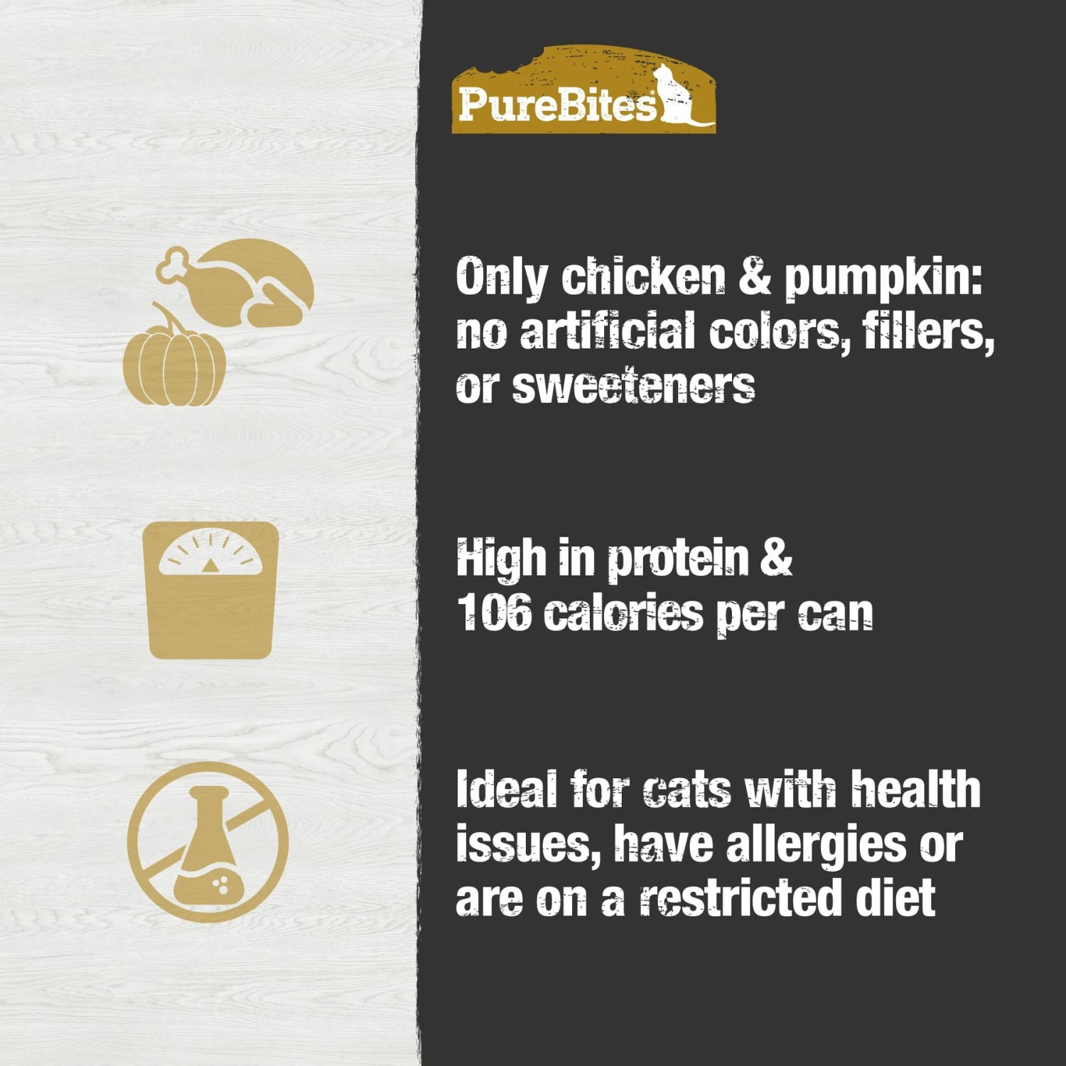 PureBites Cat Pates Chicken & Pumpkin Food Topping 7 PureBites Cat Pates Chicken & Pumpkin Food Topping - Image 5