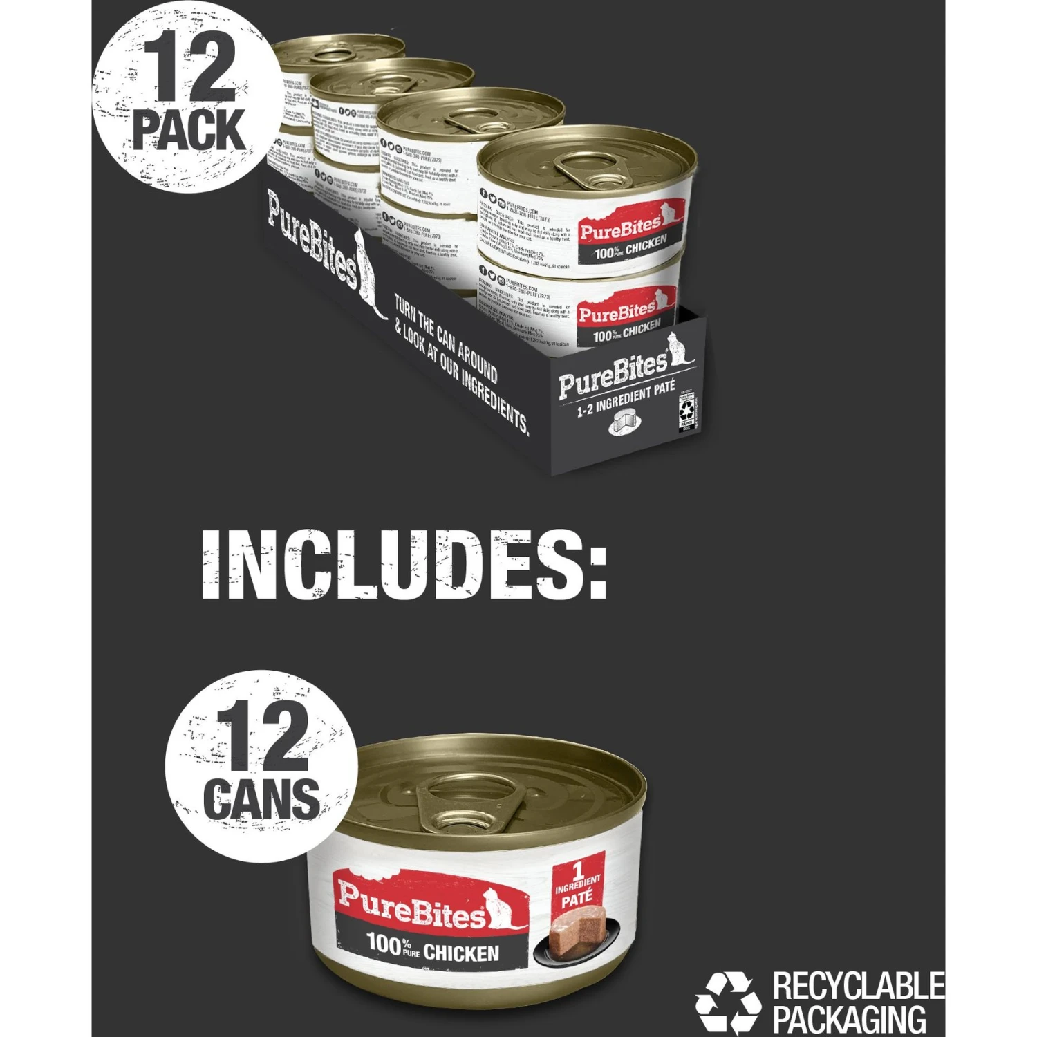 PureBites Cat Pates Chicken Food Topping 8 PureBites Cat Pates Chicken Food Topping - Image 6