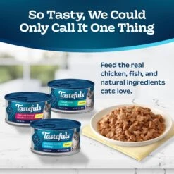 Blue Buffalo Tastefuls Tuna, Chicken & Fish Cat Food, 5.5-oz Can, 24 Count 14 Blue Buffalo Tastefuls Tuna, Chicken & Fish Cat Food, 5.5-oz Can, 24 Count -Furry Friends 357149 PT3. AC SS1800 V1641340959