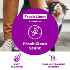 SWheat Scoop Fresh Linen Clumping Cat Litter -Furry Friends 358542 PT4. AC SS1800 V1667518997
