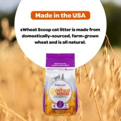 SWheat Scoop Fresh Linen Clumping Cat Litter -Furry Friends 358542 PT6. AC SS1800 V1667520011