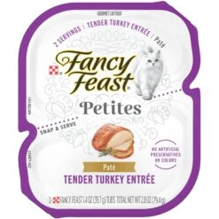 Fancy Feast Gourmet Pate Petites Tender Turkey Entree Wet Cat Food
