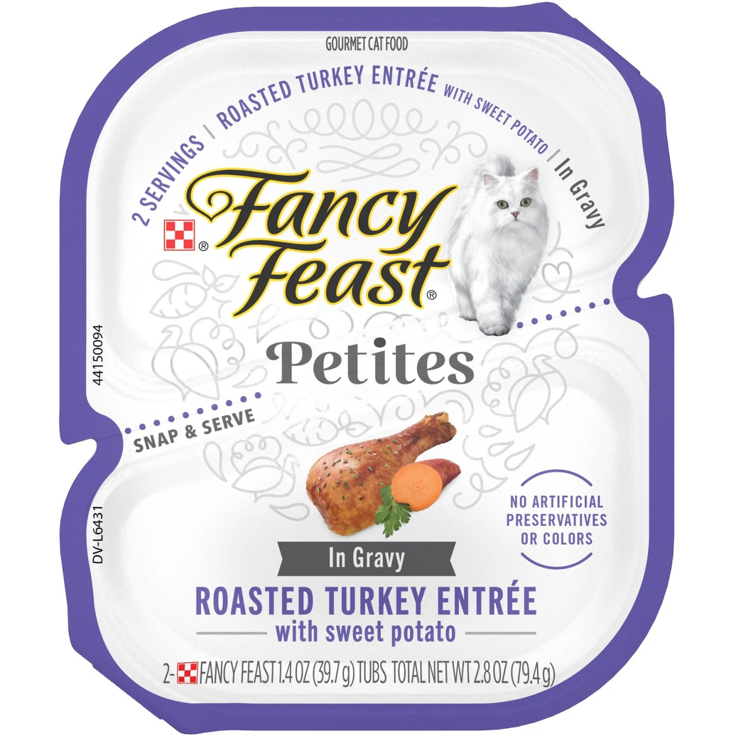 Fancy Feast Gourmet Gravy Petites Turkey & Sweet Potato Entree Wet Cat Food 3 Fancy Feast Gourmet Gravy Petites Turkey & Sweet Potato Entree Wet Cat Food