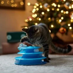 Frisco Winter Blue Cat Tracks Cat Toy With Catnip -Furry Friends 360903 PT3. AC SS1800 V1661874361