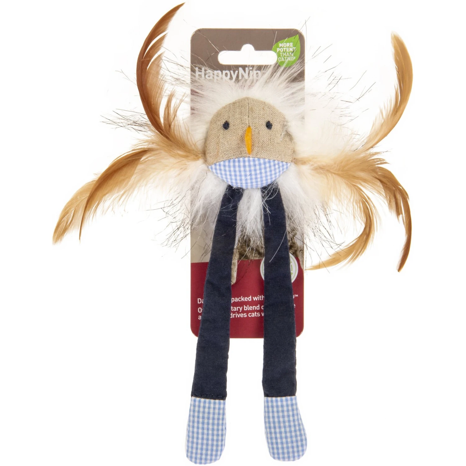 Petlinks Leggy Loon Catnip & Silvervine Dangler Feather Cat Toy, Mulitcolor, Medium 3 Petlinks Leggy Loon Catnip & Silvervine Dangler Feather Cat Toy, Mulitcolor, Medium