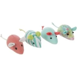 SmartyKat Tropical Time Catnip Cat Toy Variety Pack, Skitter Mice & Catnip Martini, Pink, Small, 9 Count -Furry Friends 362936 PT3. AC SS1800 V1694027438