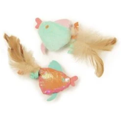 SmartyKat Silly Swimmers Plush Catnip Cat Toy, Orange, Small, 2 Count -Furry Friends 362946 PT3. AC SS1800 V1693936064