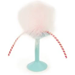 SmartyKat Window Wobbler 2 In 1 Suction Cup Window & Floor Cat Toy, Turquoise, Medium -Furry Friends 362948 PT4. AC SS1800 V1642650692