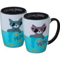 Pounce + Fetch Sip Of Art Furry Friends Ceramic Coffee Mug Set, 15-oz, Style Varies -Furry Friends 363198 PT2. AC SS1800 V1644001057