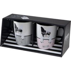 Pounce + Fetch Sip Of Art Furry Friends Ceramic Coffee Mug Set, 15-oz, Style Varies -Furry Friends 363198 PT4. AC SS1800 V1644002507