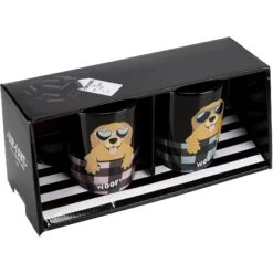 Pounce + Fetch Sip Of Art Furry Friends Ceramic Coffee Mug Set, 15-oz, Style Varies -Furry Friends 363198 PT7. AC SS1800 V1644005297