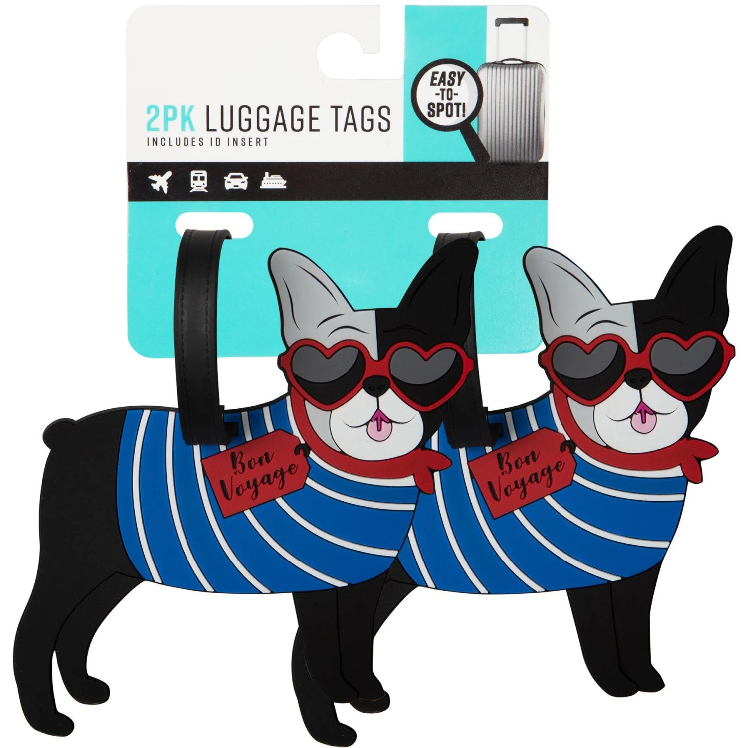 Pounce + Fetch Pet Design Luggage Id Tag, 2 Count, Style Varies 6 Pounce + Fetch Pet Design Luggage Id Tag, 2 Count, Style Varies - Image 4