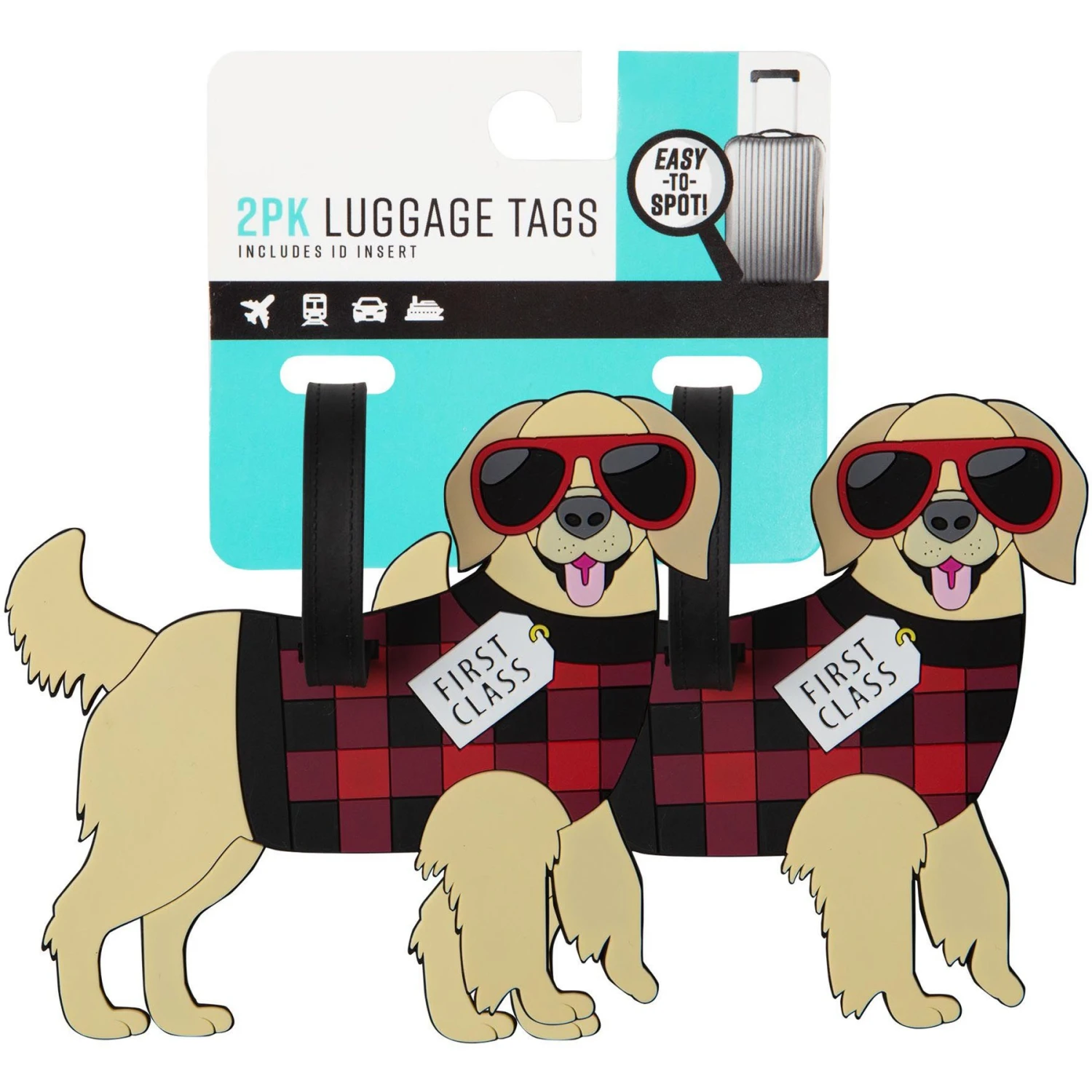 Pounce + Fetch Pet Design Luggage Id Tag, 2 Count, Style Varies 8 Pounce + Fetch Pet Design Luggage Id Tag, 2 Count, Style Varies - Image 6