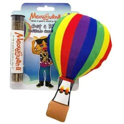 Meowijuana Get A Rise Balloon Refillable Plush Cat Toy With Catnip