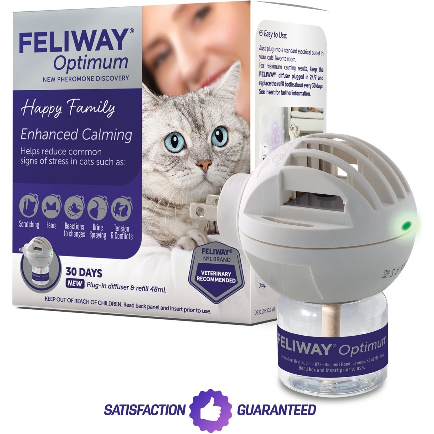 Feliway Optimum Enhanced Calming 30 Day Diffuser For Cats & Arm & Hammer Litter Clump & Seal Multi-Cat Scented Clumping Clay Cat Litter 4 Feliway Optimum Enhanced Calming 30 Day Diffuser For Cats & Arm & Hammer Litter Clump & Seal Multi-Cat Scented Clumping Clay Cat Litter - Image 2