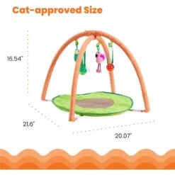 Catstages Jungle Mat Cat Activity Play Mat Cat Toy With Catnip -Furry Friends 367950 PT4. AC SS1800 V1644528237
