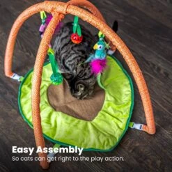 Catstages Jungle Mat Cat Activity Play Mat Cat Toy With Catnip -Furry Friends 367950 PT5. AC SS1800 V1644527630