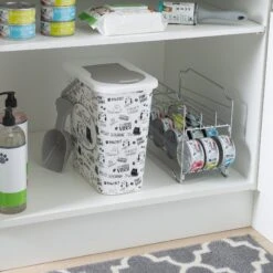 Pounce + Fetch Dry Pet Food Storage Container, 3-gal 13 Pounce + Fetch Dry Pet Food Storage Container, 3-gal -Furry Friends 368949 PT5. AC SS1800 V1644913635