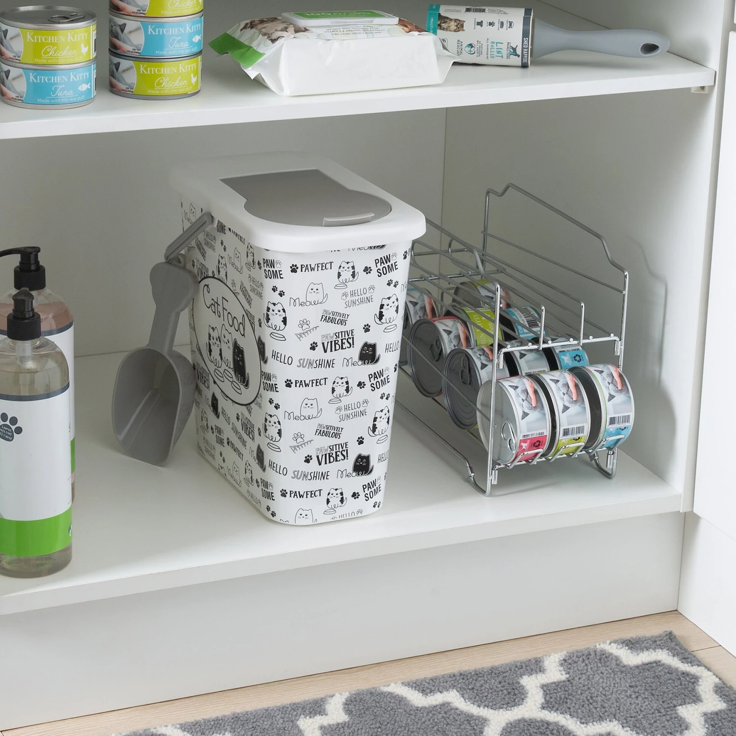 Pounce + Fetch Dry Pet Food Storage Container, 3-gal 8 Pounce + Fetch Dry Pet Food Storage Container, 3-gal - Image 6