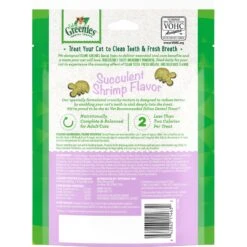 Feline Greenies Adult Natural Dental Care Cat Treat, Succulent Shrimp Flavor -Furry Friends 368975 PT1. AC SS1800 V1644971623