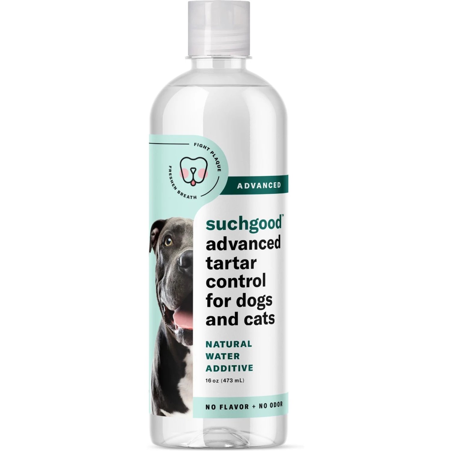 SUCHGOOD Advanced Water Additive Cat & Dog Breath Freshner, 16-oz Bottle 3 SUCHGOOD Advanced Water Additive Cat & Dog Breath Freshner, 16-oz Bottle