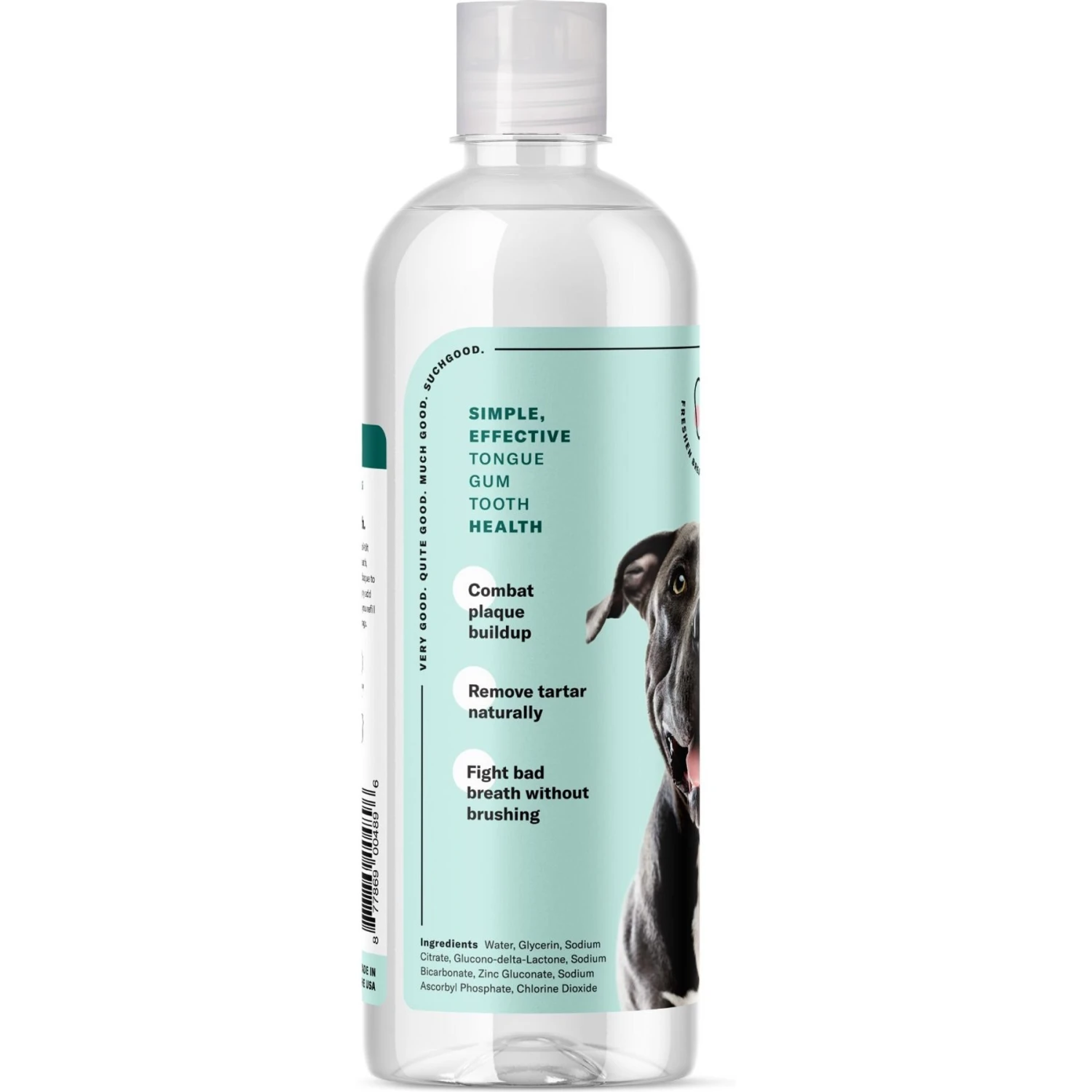 SUCHGOOD Advanced Water Additive Cat & Dog Breath Freshner, 16-oz Bottle 5 SUCHGOOD Advanced Water Additive Cat & Dog Breath Freshner, 16-oz Bottle - Image 3