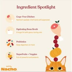 Made By Nacho Cage Free Chicken Recipe Cuts In Gravy With Bone Broth Wet Cat Food -Furry Friends 369916 PT4. AC SS1800 V1696600920