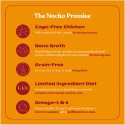 Made By Nacho Cage Free Shredded Chicken Recipe With Homestyle Bone Broth Grain-Free Wet Cat Food -Furry Friends 369937 PT3. AC SS1800 V1648744343