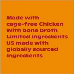 Made By Nacho Cage Free Shredded Chicken Recipe With Homestyle Bone Broth Grain-Free Wet Cat Food -Furry Friends 369937 PT4. AC SS1800 V1648744647