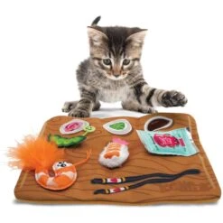 KONG Pull-A-Partz Sushi Catnip Cat Toys, 5 Count 9 KONG Pull-A-Partz Sushi Catnip Cat Toys, 5 Count -Furry Friends 370841 PT1. AC SS1800 V1647470800