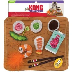 KONG Pull-A-Partz Sushi Catnip Cat Toys, 5 Count 13 KONG Pull-A-Partz Sushi Catnip Cat Toys, 5 Count -Furry Friends 370841 PT5. AC SS1800 V1647470231