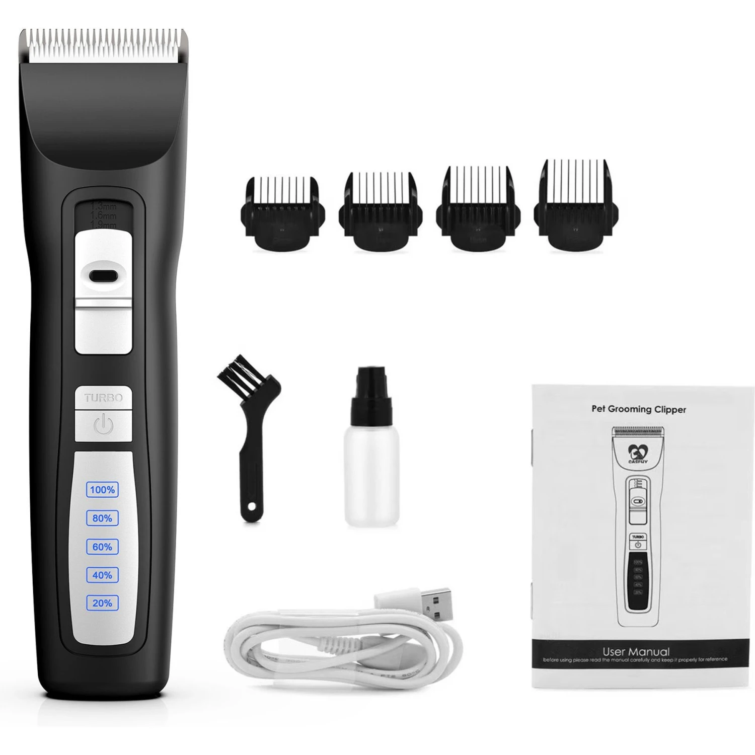 Casfuy Energy Saving Dog & Cat Hair Grooming Clippers 9 Casfuy Energy Saving Dog & Cat Hair Grooming Clippers - Image 7