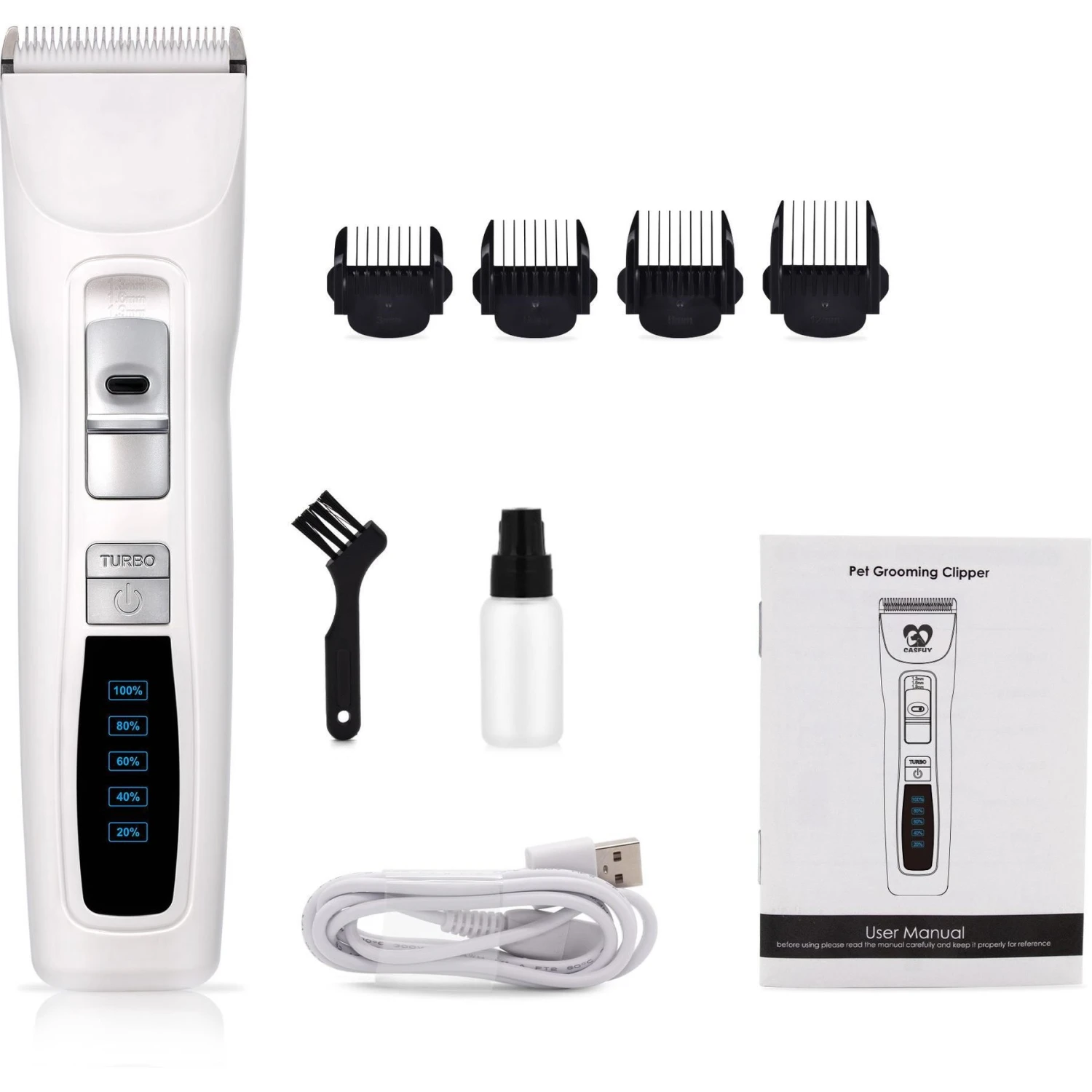 Casfuy Energy Saving Dog & Cat Hair Grooming Clippers 10 Casfuy Energy Saving Dog & Cat Hair Grooming Clippers - Image 8