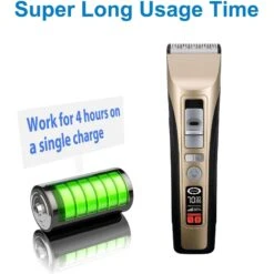 PATPET P950 Rechargeable Five-Level Speed Regulation Seat Pet Hair Grooming Clippers -Furry Friends 371999 PT4. AC SS1800 V1657657541