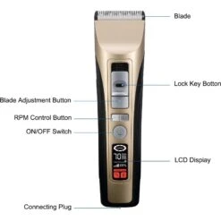 PATPET P950 Rechargeable Five-Level Speed Regulation Seat Pet Hair Grooming Clippers -Furry Friends 371999 PT7. AC SS1800 V1657657540