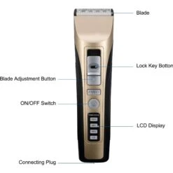 PATPET P930 Rechargeable Five-Level Speed Regulation Seat Pet Hair Grooming Clippers, Gold 15 PATPET P930 Rechargeable Five-Level Speed Regulation Seat Pet Hair Grooming Clippers, Gold -Furry Friends 372001 PT6. AC SS1800 V1657657541