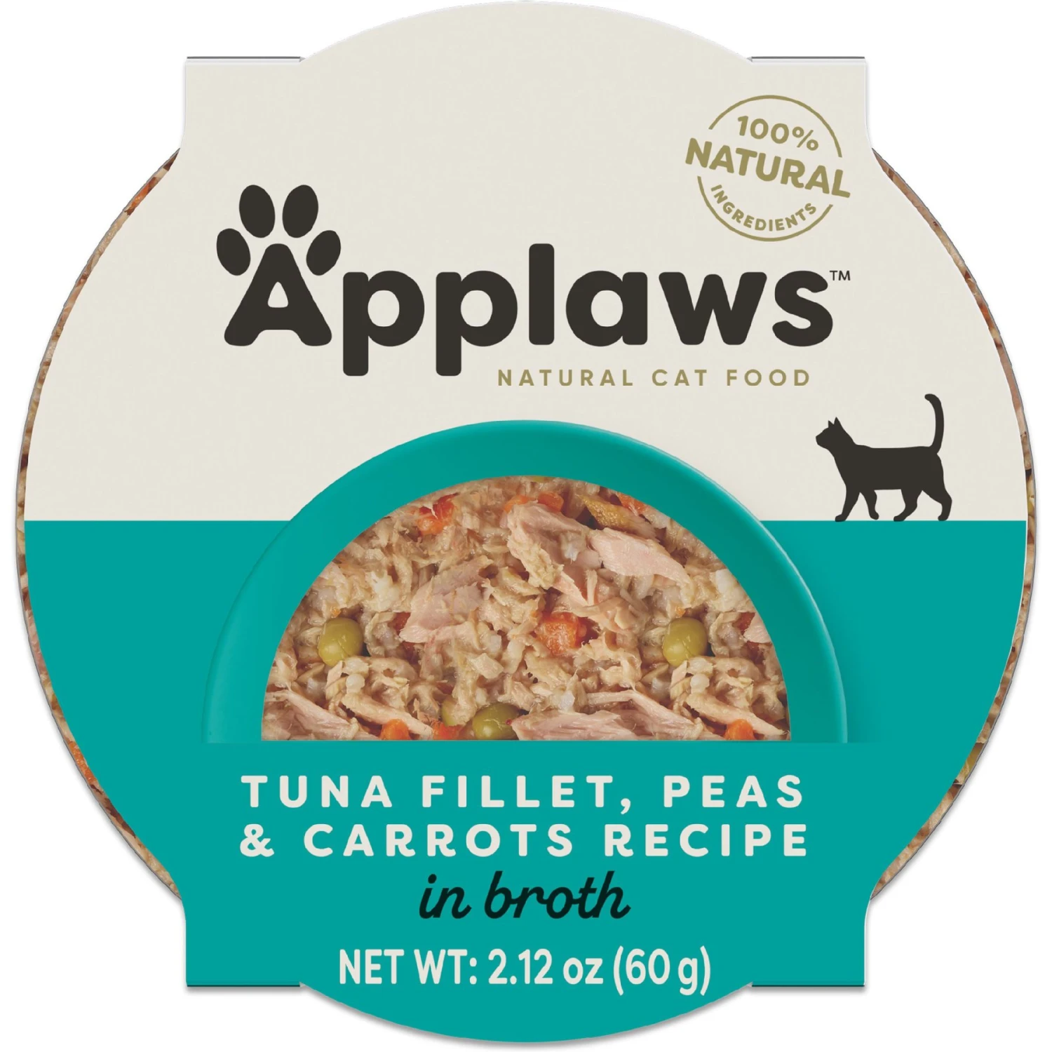 Applaws Tuna With Peas & Carrots In Broth Wet Cat Food, 2.12-oz, Case Of 18 3 Applaws Tuna With Peas & Carrots In Broth Wet Cat Food, 2.12-oz, Case Of 18