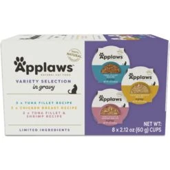 Applaws Gravy Variety Pack Wet Cat Food, 2.12-oz, Case Of 8