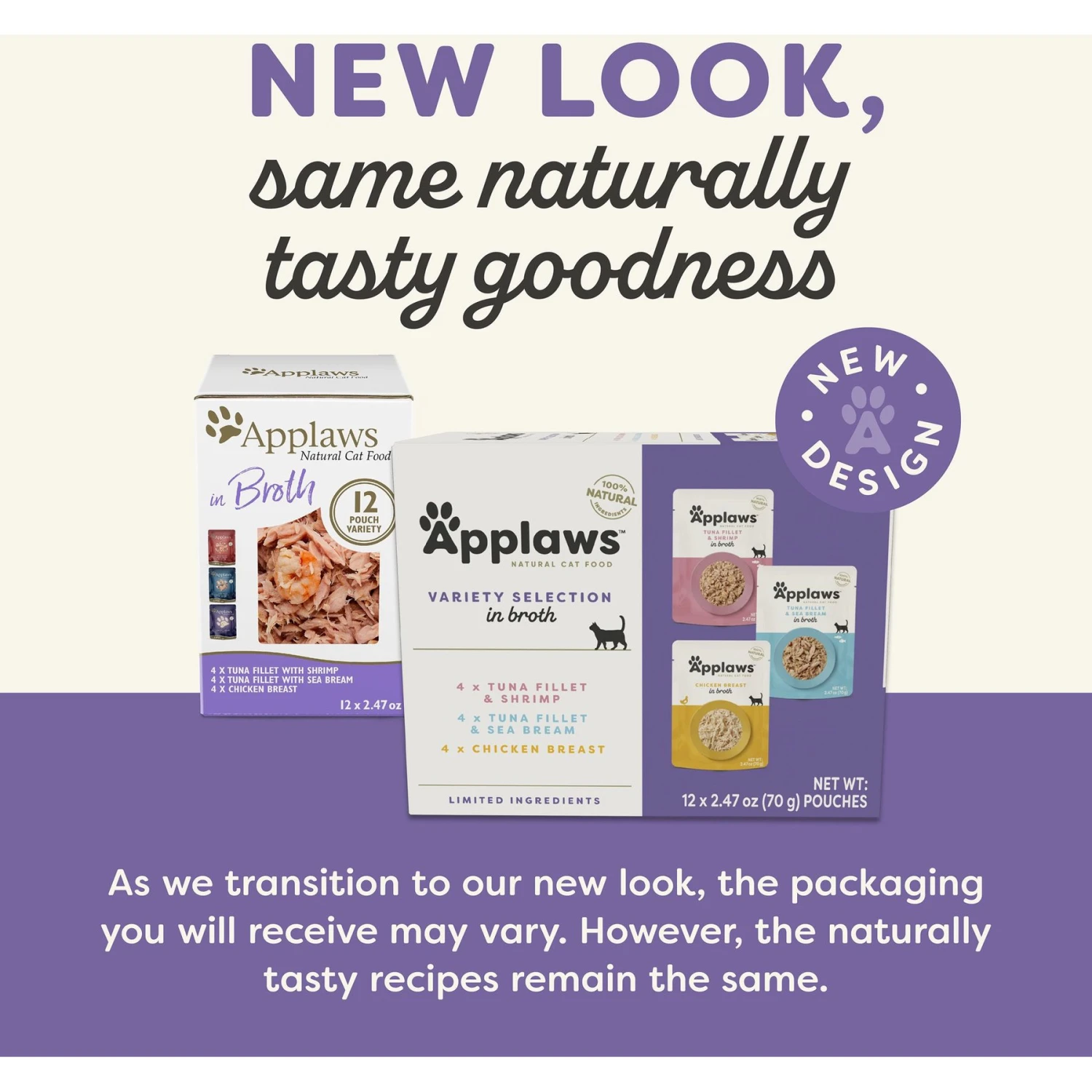 Applaws Broth Variety Pack Wet Cat Food, 2.47-oz, Case Of 12 4 Applaws Broth Variety Pack Wet Cat Food, 2.47-oz, Case Of 12 - Image 2