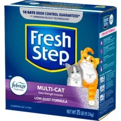 Fresh Step Multi-Cat Extra Strength Scented Clumping Cat Litter 17 Fresh Step Multi-Cat Extra Strength Scented Clumping Cat Litter -Furry Friends 47416 PT6. AC SS1800 V1695137730