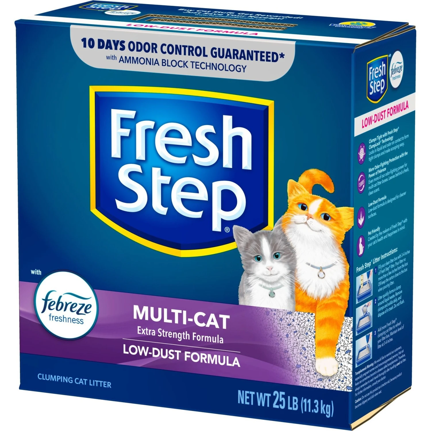 Fresh Step Multi-Cat Extra Strength Scented Clumping Cat Litter 9 Fresh Step Multi-Cat Extra Strength Scented Clumping Cat Litter - Image 7