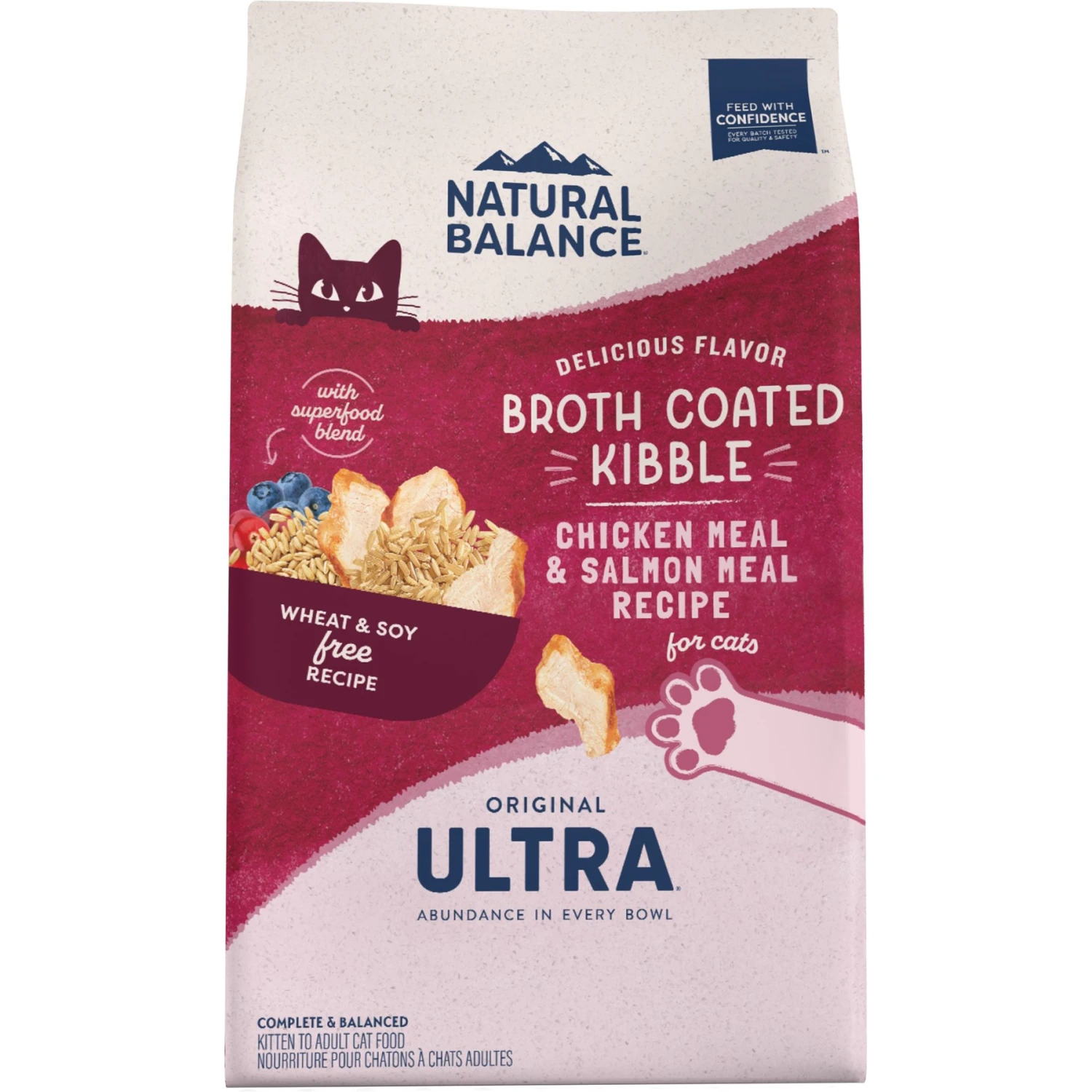 Natural Balance Original Ultra Chicken Meal & Salmon Meal Formula Dry Cat Food 3 Natural Balance Original Ultra Chicken Meal & Salmon Meal Formula Dry Cat Food