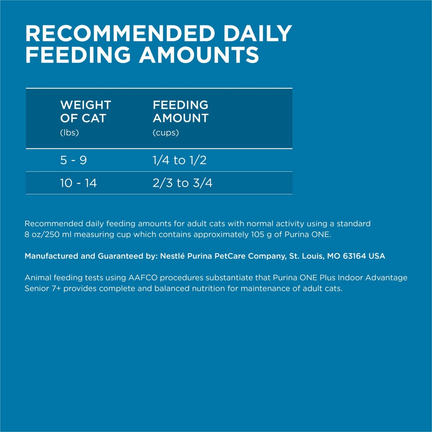 Purina ONE Indoor Advantage Senior 7+ High Protein Natural Dry Cat Food 9 Purina ONE Indoor Advantage Senior 7+ High Protein Natural Dry Cat Food - Image 7