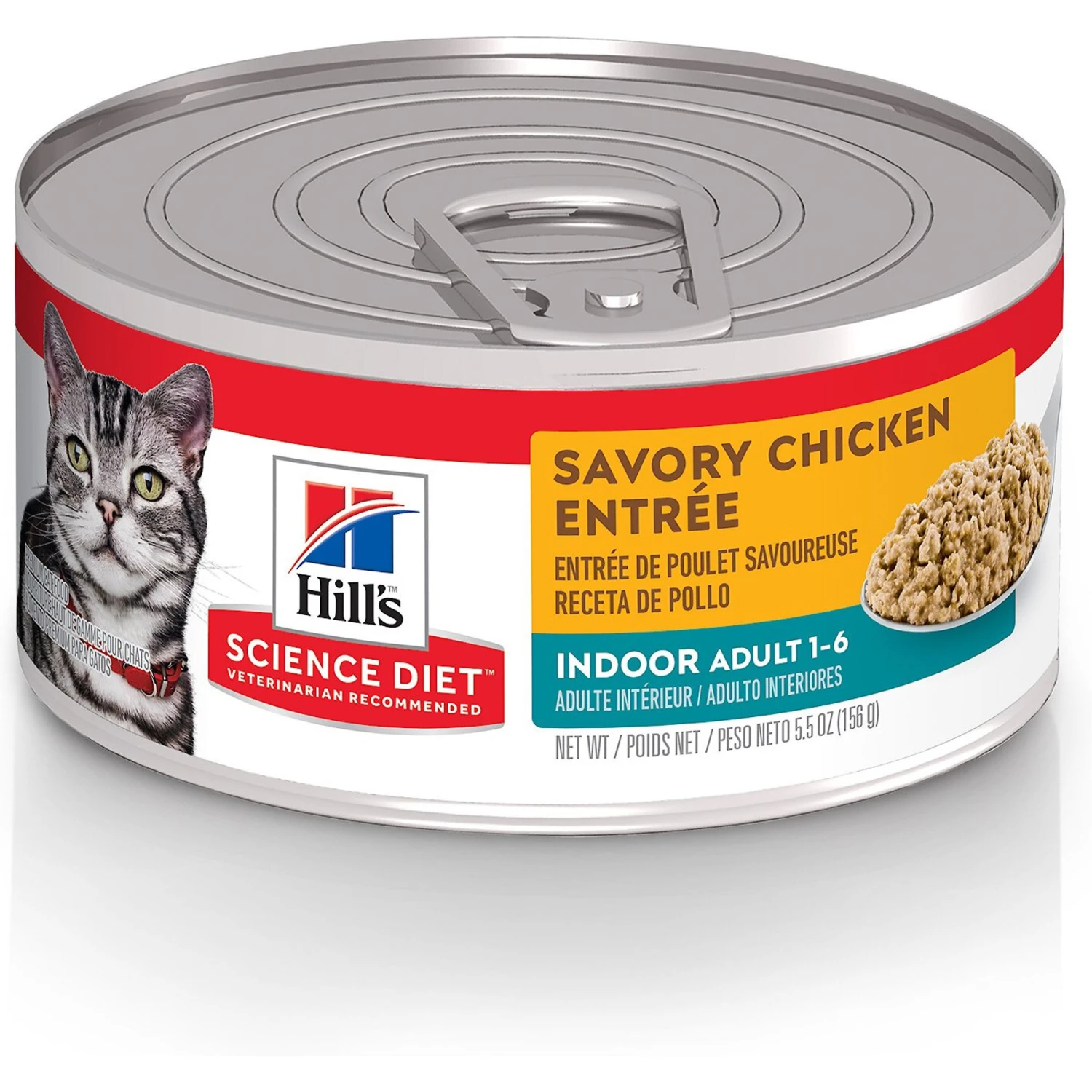 Hill's Science Diet Adult Indoor Savory Chicken Entree Canned Cat Food 3 Hill's Science Diet Adult Indoor Savory Chicken Entree Canned Cat Food