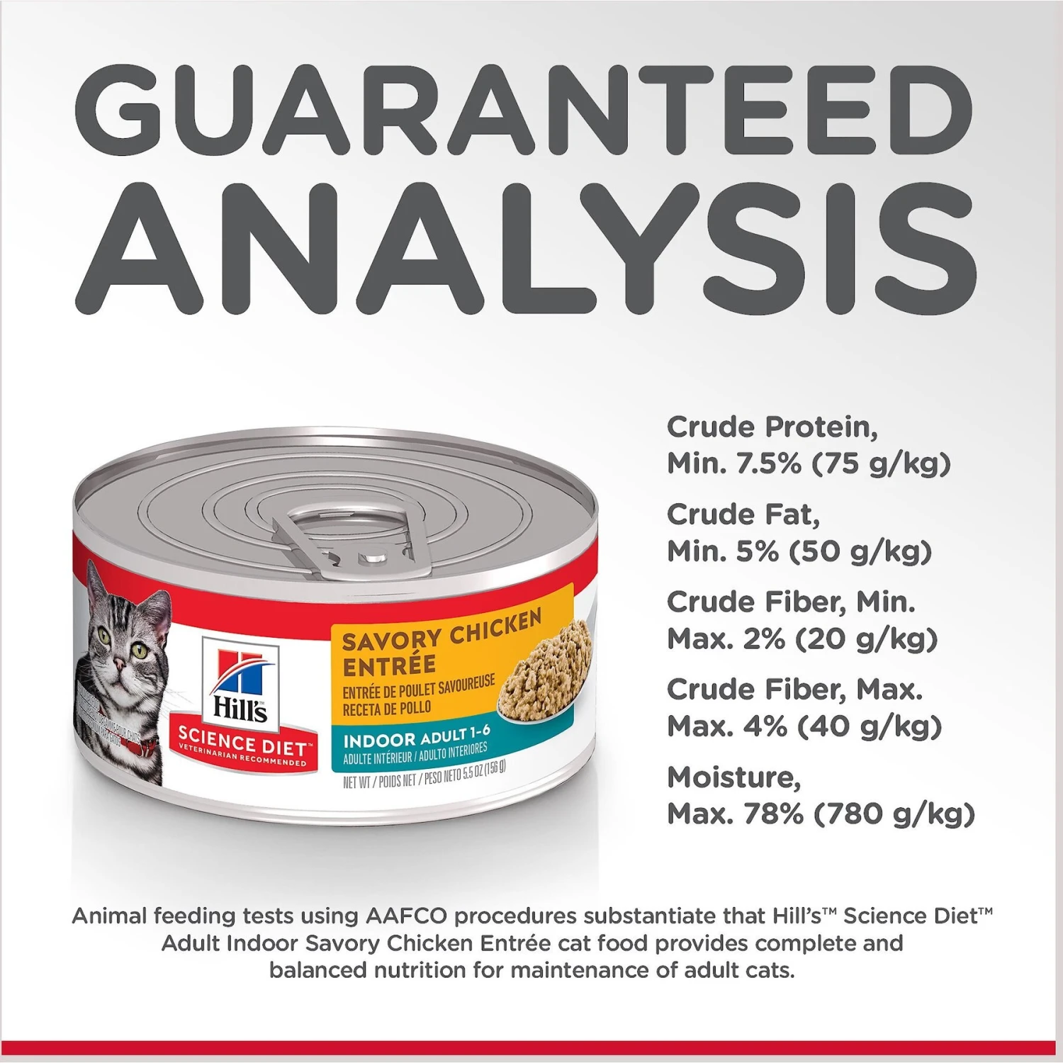 Hill's Science Diet Adult Indoor Savory Chicken Entree Canned Cat Food 9 Hill's Science Diet Adult Indoor Savory Chicken Entree Canned Cat Food - Image 7