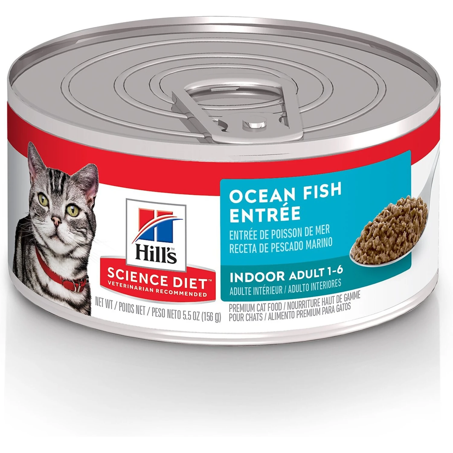Hill's Science Diet Adult Indoor Ocean Fish Entree Canned Cat Food 3 Hill's Science Diet Adult Indoor Ocean Fish Entree Canned Cat Food